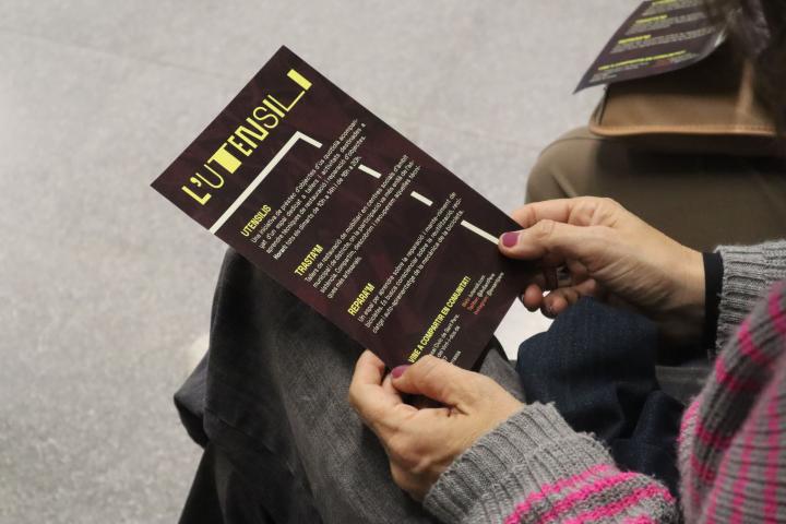 fotografia amb flyer de l'utensili